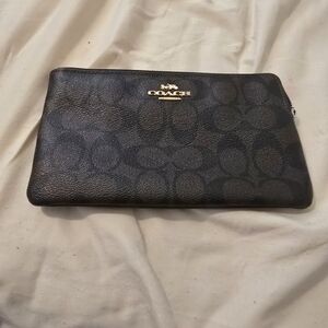 Coach Black and Brown Clutch